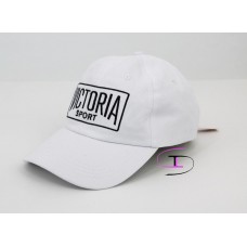 NWT Victoria&apos;s Secret SPORT White Hat Logo Baseball Cap Adjustable JJ 22  eb-97165632